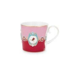 Love Birds Kırmızı Mug Madalyon 250 Ml