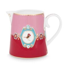 Love Birds Kırmızı Sütlük