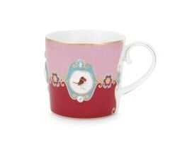 Love Birds Kırmızı Mini Mug Madalyon 150Ml