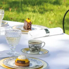 Audun Ferme Çift Kulplu Kase Tabağı