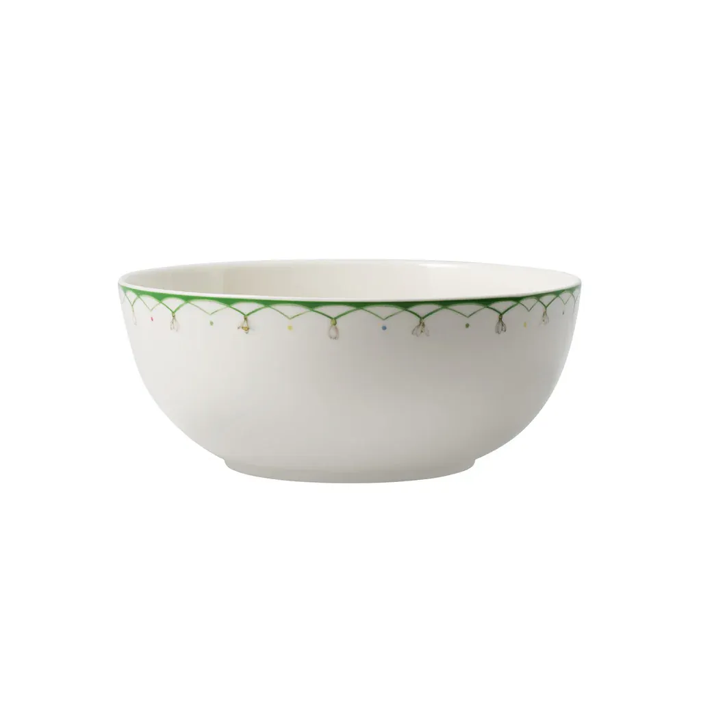 Colourful Spring Çiçek Desenli Servis Kasesi 27 cm