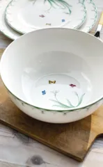 Colourful Spring Çiçek Desenli Servis Kasesi 27 cm