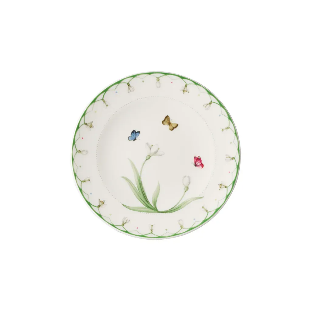 Colourful Spring Çiçek Desenli Ekmek Tabağı 16 cm