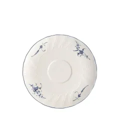 Old Luxembourg Blue Blanc Çift Kulplu Kase Tabağı