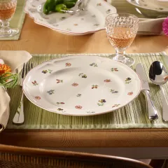 Petite Fleur Çiçek Desenli Yemek Tabağı 26 cm