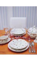 Petite Fleur Çiçek Desenli Yemek Tabağı 26 cm