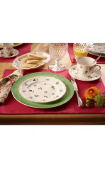 Petite Fleur Çiçek Desenli Pasta Tabağı 21 cm