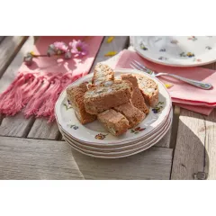 Petite Fleur Çiçek Desenli Ekmek Tabağı 17 cm