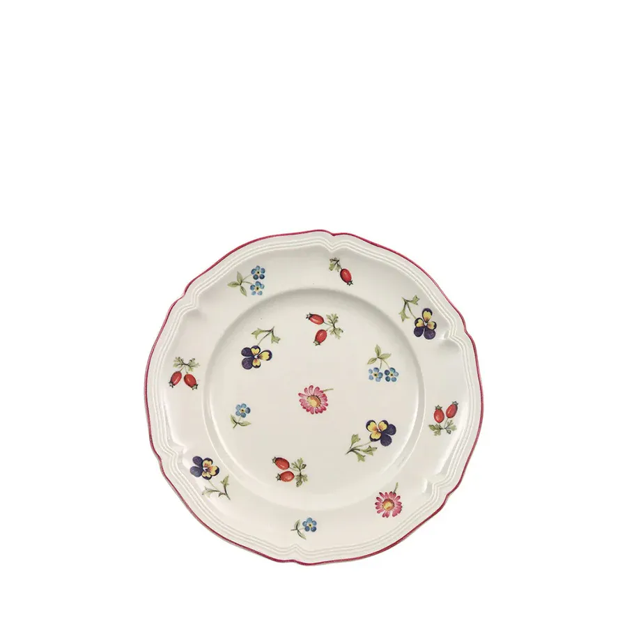 Petite Fleur Çiçek Desenli Ekmek Tabağı 17 cm
