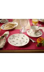 Petite Fleur Çiçek Desenli Ekmek Tabağı 17 cm