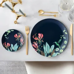 Avarua Tropik Desenli Ekmek Tabağı 16 cm