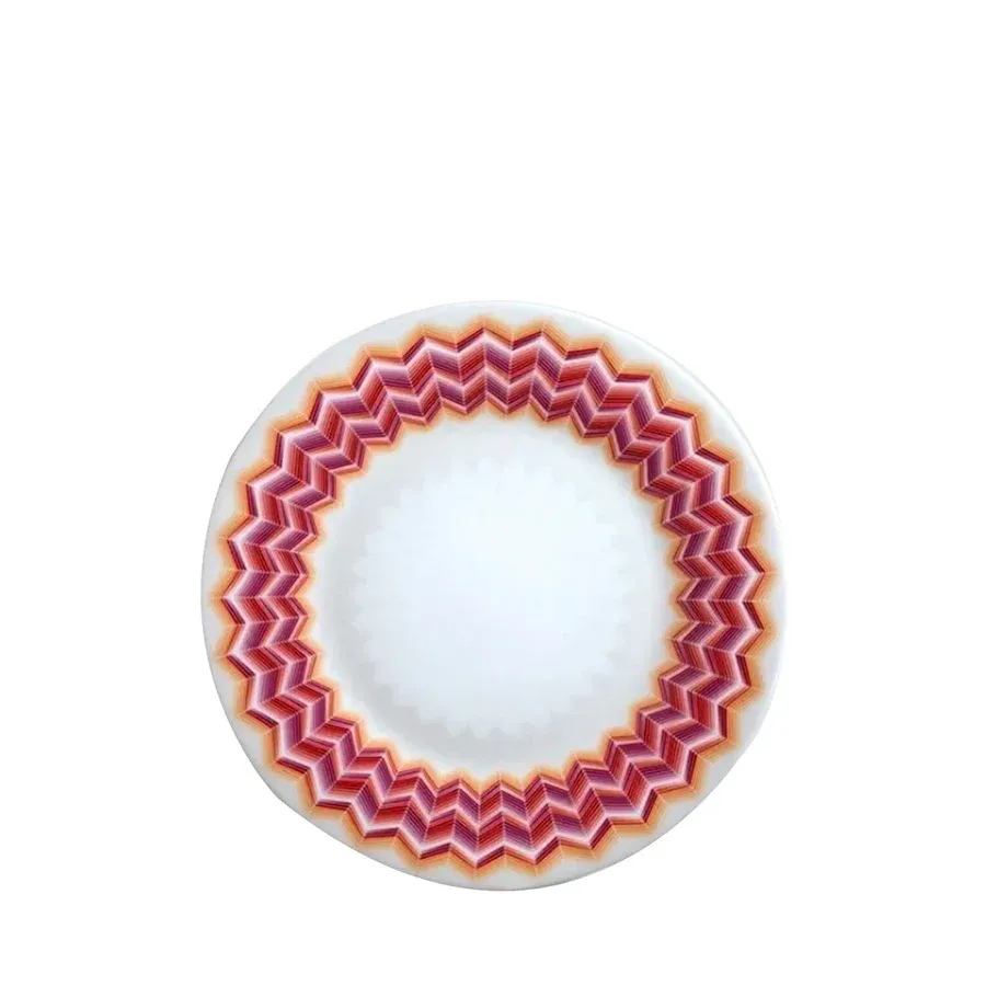 Missoni Zig Zag Jarris 156 - Bordo, Pasta Tabağı 21,5Cm