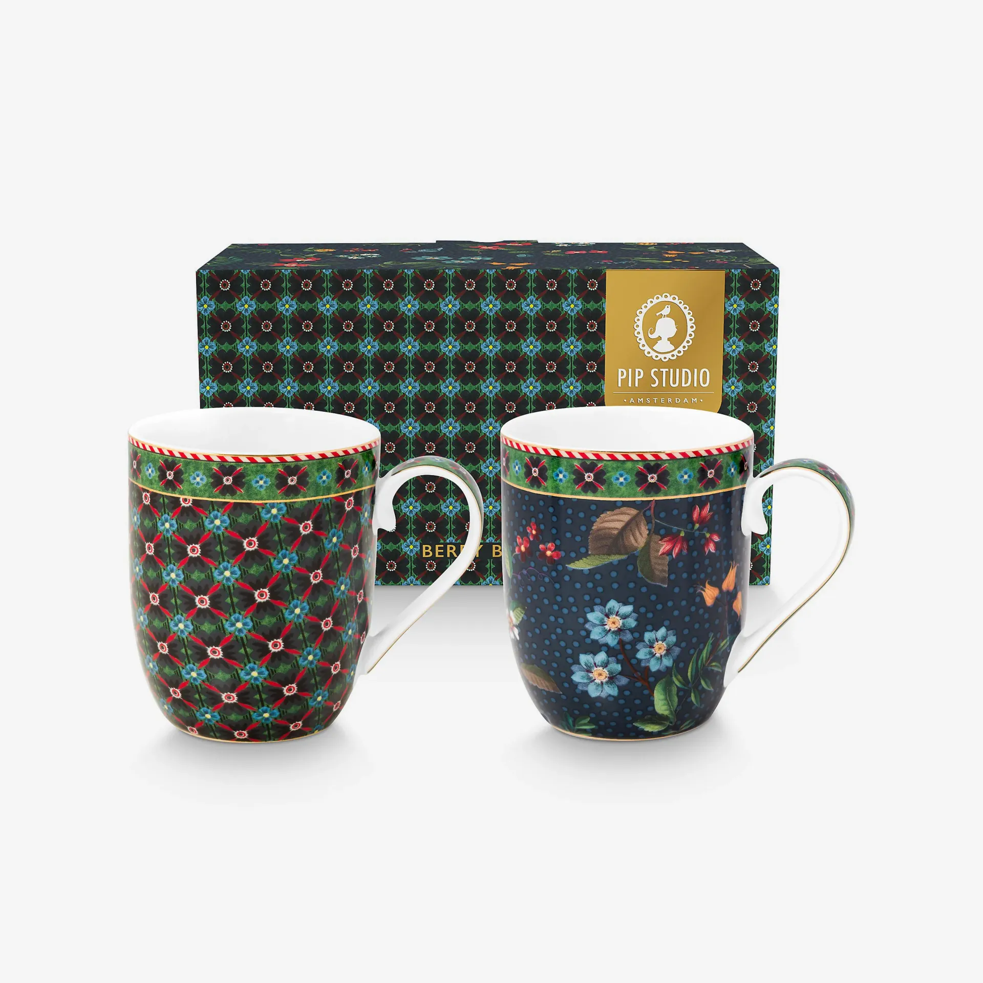 Pip Studio Berry Blues 2li Mini Mug