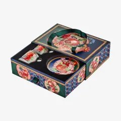 Chiara Alessi Capri Mavi Yeşil Kahve Fincan Seti 120 Ml