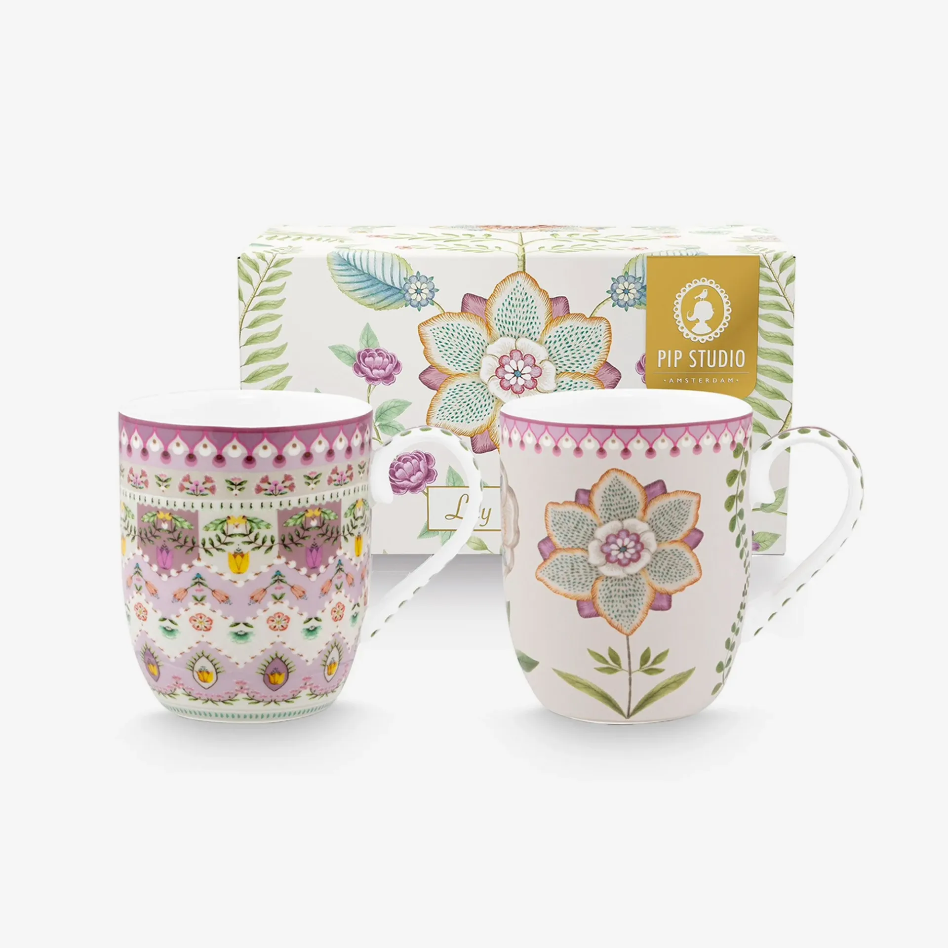 Pip Studio Lily&Lotus 2li Mini Mug seti