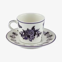 Mor Porselen Kahve Fincan Seti 120 Ml Allure Collection by Chiara Alessi