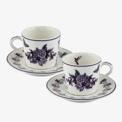 Mor Porselen Kahve Fincan Seti 120 Ml Allure Collection by Chiara Alessi