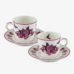 Pembe Porselen Kahve Fincan Seti 120 Ml Allure Collection by Chiara Alessi