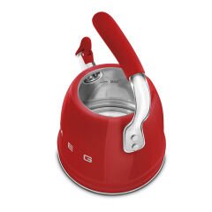 SMEG Set üstü Düdüklü Kettle Kırmızı