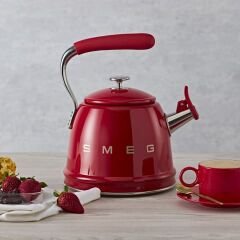 SMEG Set üstü Düdüklü Kettle Kırmızı