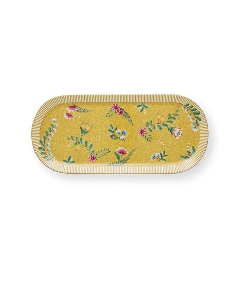 La Majorelle Sarı Oval Servis 33Cm