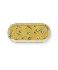 La Majorelle Sarı Oval Servis 33Cm