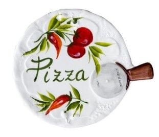 EDELWEIS Pizza Tabağı Pomodori 22 cm
