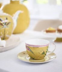La Majorelle Sarı 2Li Çay Fincan Seti 280Ml