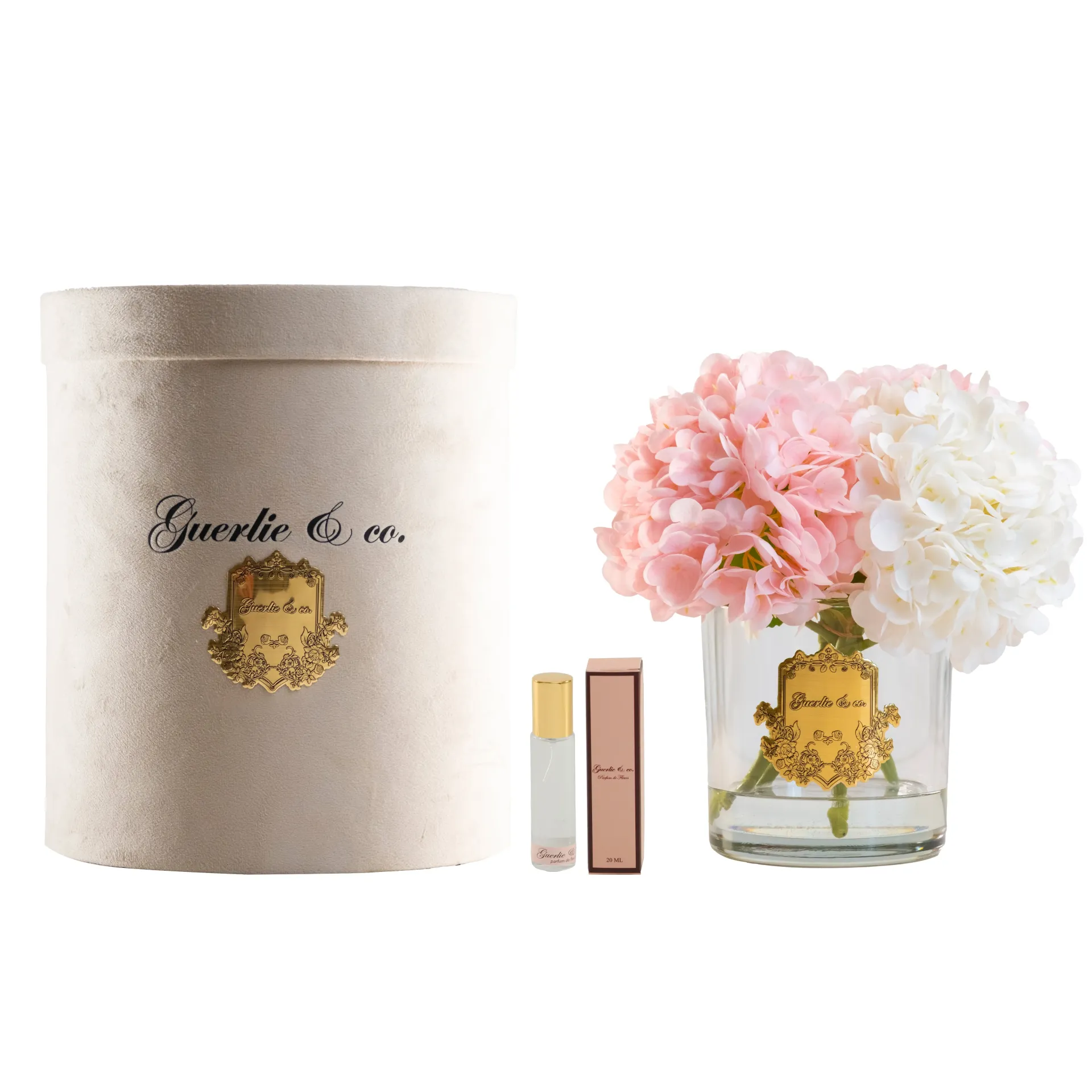 Guerlie&Co. Pembe/Beyaz Ortanca Gold