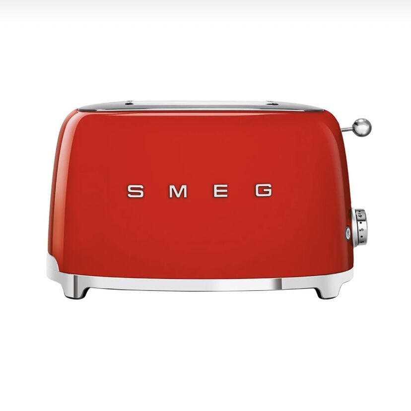 Smeg Ekmek Kızartma Mak. 2X1 Kırmızı