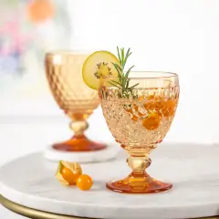Boston Sarı Kristal Kırmızı Şarap Kadehi