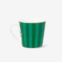 Love Birds Yeşil Mug 150Ml Çizgili