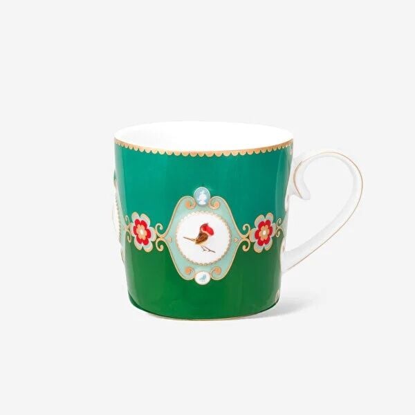 Love Birds Yeşil Mug 150Ml Madalyon