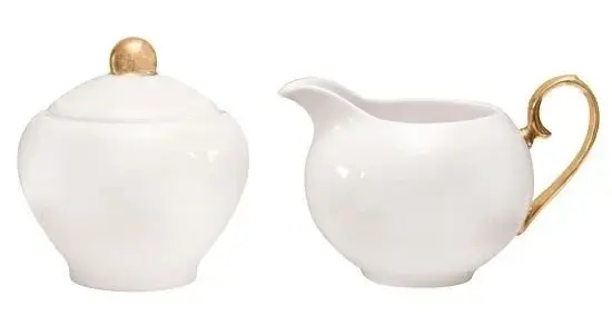 Fildişi Sütlük&Şekerlik Seti