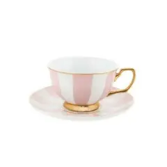Teacup Blush Stripes