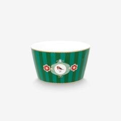 Love Birds Yeşil Kase 15Cm Çizgili