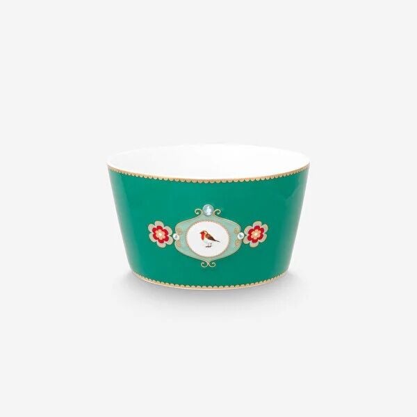 Love Birds Yeşil Kase 15Cm