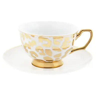 Teacup Louis Leopard Gold