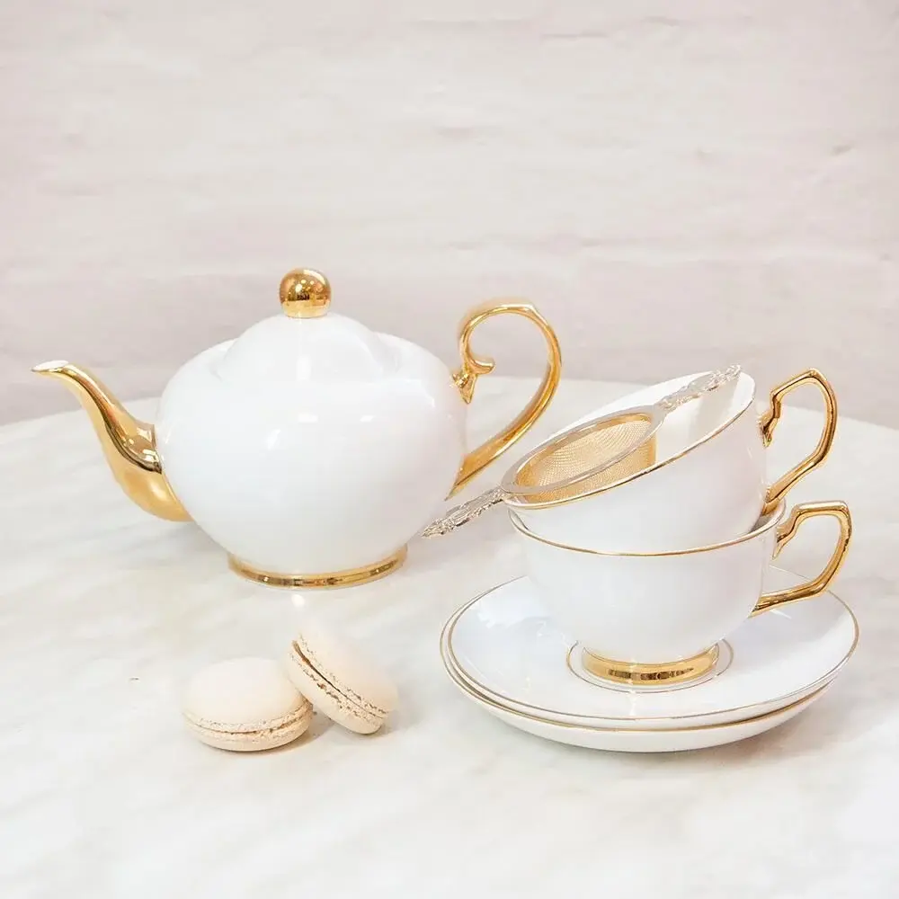Two Cup Ivory Teaset