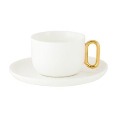 CELİNE WHİTE LUXE TEACUP&SAUCER