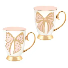 French Bow Mug Set - Set of 2