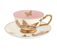 Chrysalis Çay Fincanı ve Tabağı