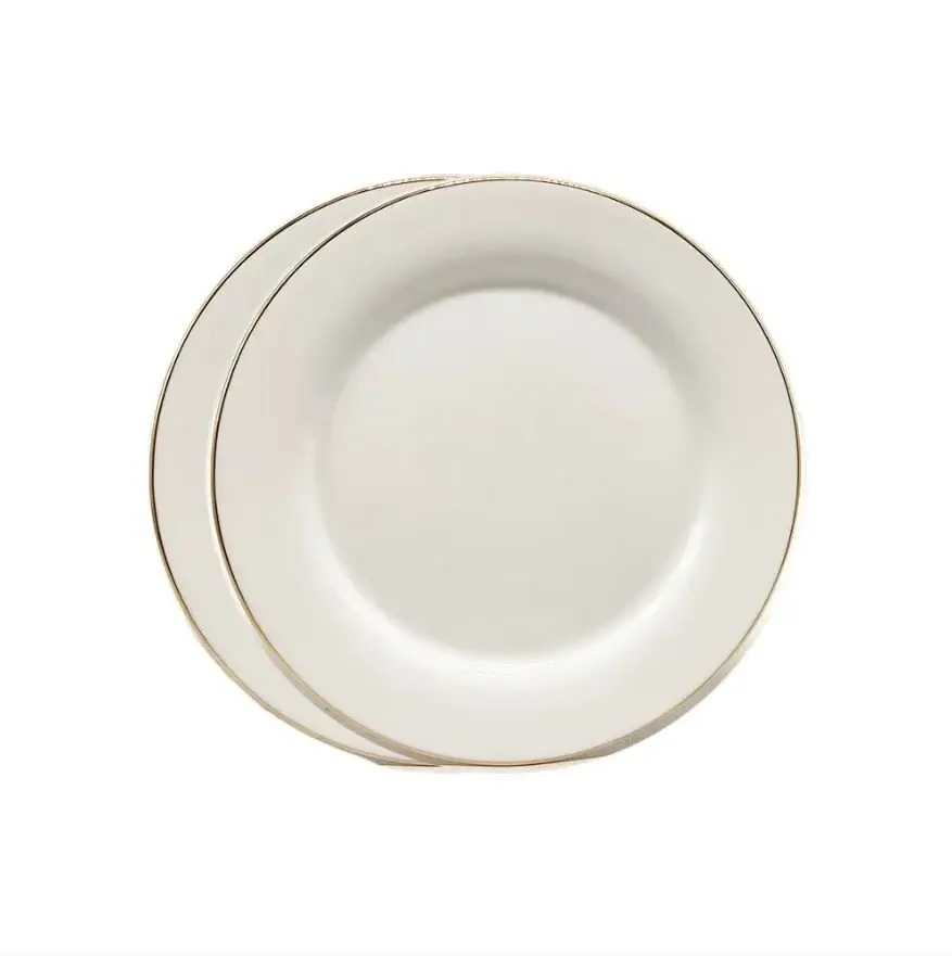 Side Plate Ivory Set of 2