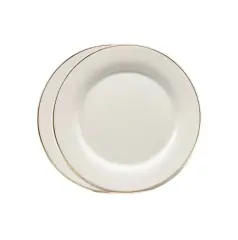 Side Plate Ivory Set of 2