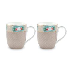 Blushing Birds Haki Küçük Mug 145 Ml