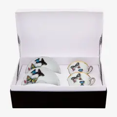 BUTTERFLY PARADE İkili Kahve Fincanı Seti 100 ml