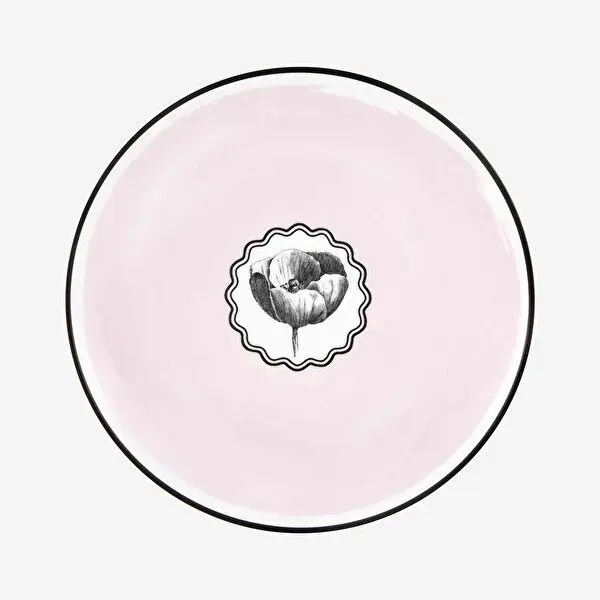 HERBARIAE Pembe Kahvaltı Tabağı 23 cm