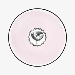 HERBARIAE Pembe Kahvaltı Tabağı 23 cm
