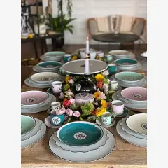 HERBARIAE Yeşil Kahvaltı Tabağı 23 cm