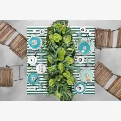 HERBARIAE Turkuaz Kahvaltı Tabağı 23 cm